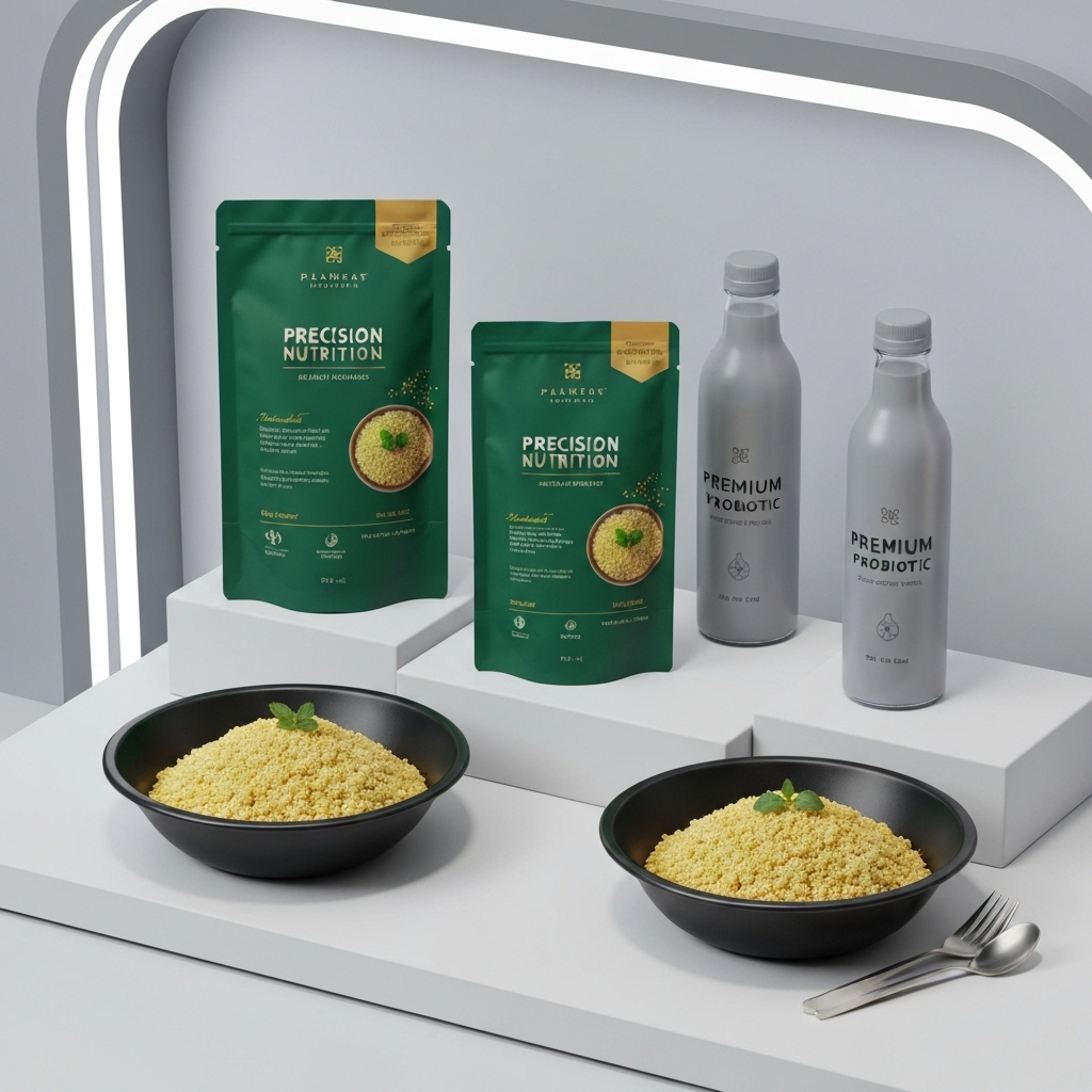 How MediCAPS and Grasa serve it: precision nutrition bowls, smart millet-based packaging, and premium probiotic beverages in a scientific yet lifestyle setting